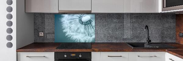 Pannello paraschizzi cucina con motivo a dente di leone