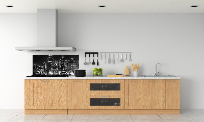 Rivestimento parete cucina con motivo 'Sydney di notte'
