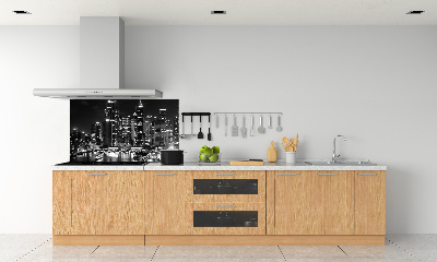 Rivestimento parete cucina con motivo 'Sydney di notte'