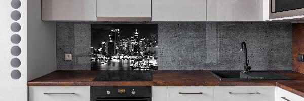 Rivestimento parete cucina con motivo 'Sydney di notte'