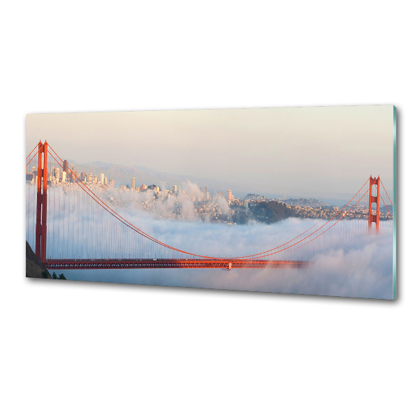 Pannello retrocucina con stampa Ponte di San Francisco