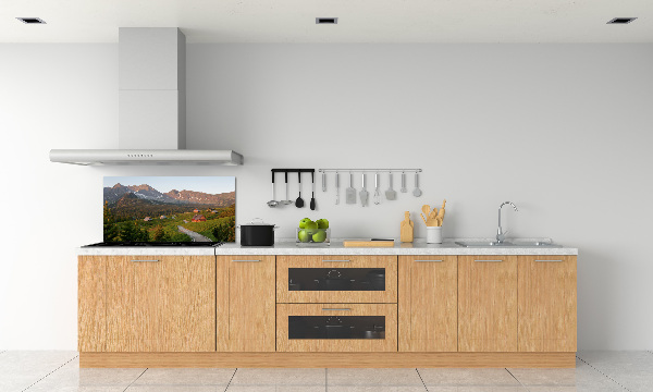 Pannello paraschizzi cucina con stampa «Una radura sui monti Tatra»