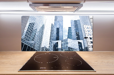 Rivestimento parete cucina con motivo Grattacieli