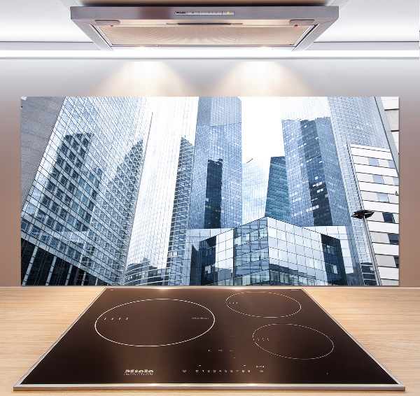 Rivestimento parete cucina con motivo Grattacieli