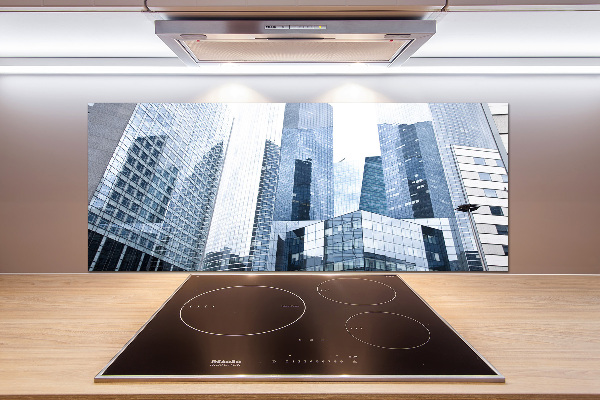 Rivestimento parete cucina con motivo Grattacieli