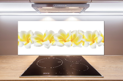 Rivestimento parete cucina con motivo Plumeria