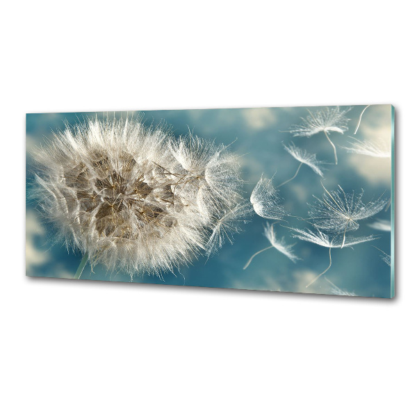 Pannello retrocucina con motivo di denti di leone