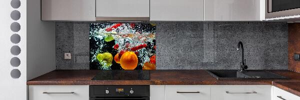 Rivestimento parete cucina con motivo Frutti sott'acqua