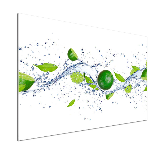 Pannello retrocucina con finitura Calce e acqua