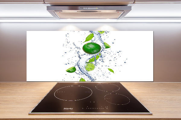 Pannello retrocucina con finitura Calce e acqua