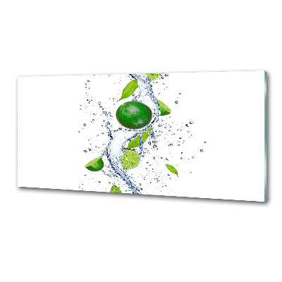 Pannello retrocucina con finitura Calce e acqua