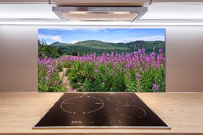 Pannello retrocucina con stampa Colline verdi