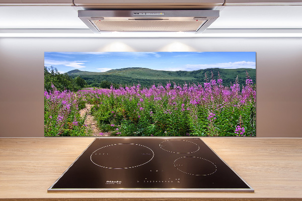 Pannello retrocucina con stampa Colline verdi