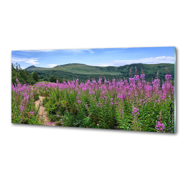 Pannello retrocucina con stampa Colline verdi