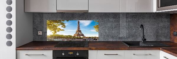 Pannello retrocucina con stampa della Torre Eiffel di Parigi