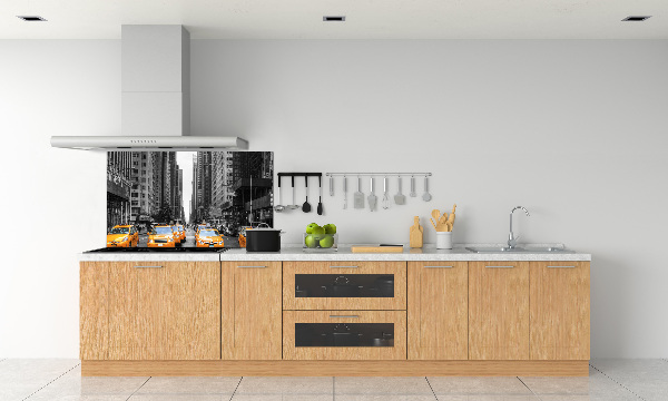 Pannello retrocucina con stampa a tema Taxi di New York