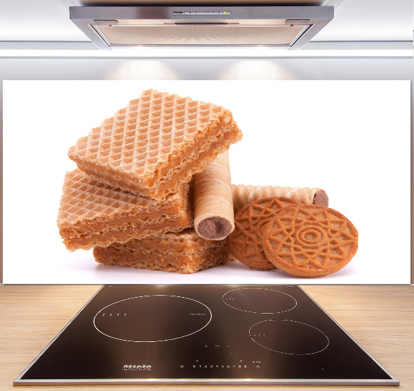 Pannello paraschizzi cucina con motivo a dolci