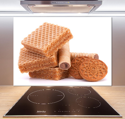 Pannello paraschizzi cucina con motivo a dolci