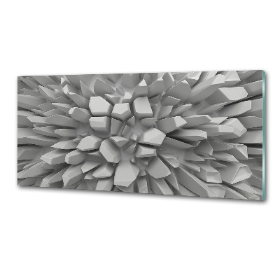 Pannello retrocucina con motivo astratto 3D