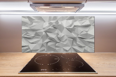 Pannello paraschizzi cucina con motivo ad astrazione 3D