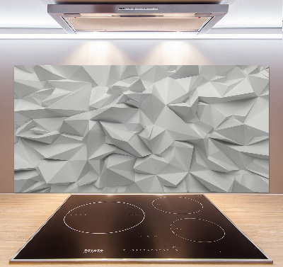 Pannello paraschizzi cucina con motivo ad astrazione 3D