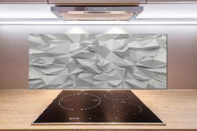 Pannello paraschizzi cucina con motivo ad astrazione 3D