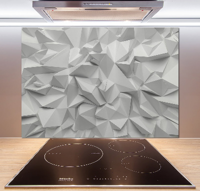Pannello paraschizzi cucina con motivo ad astrazione 3D