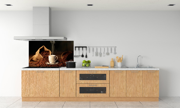 Pannello retrocucina con stampa raffigurante una tazza di caffè