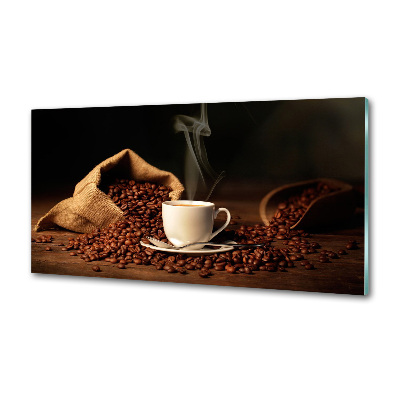 Pannello retrocucina con stampa raffigurante una tazza di caffè