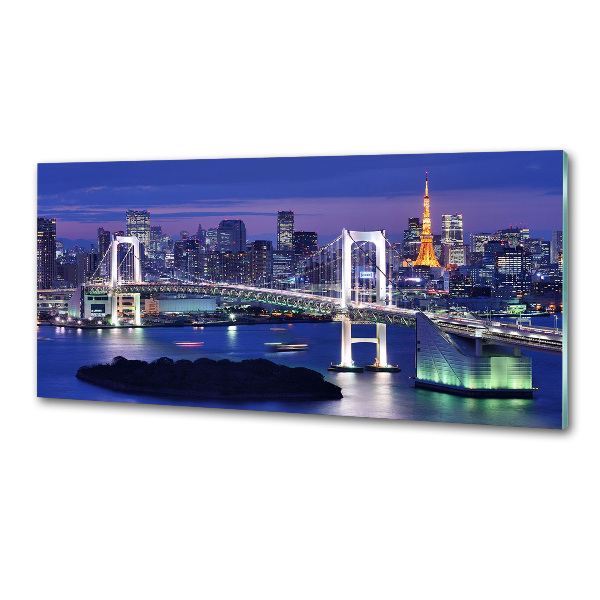 Rivestimento parete cucina con motivo Ponte di Tokyo