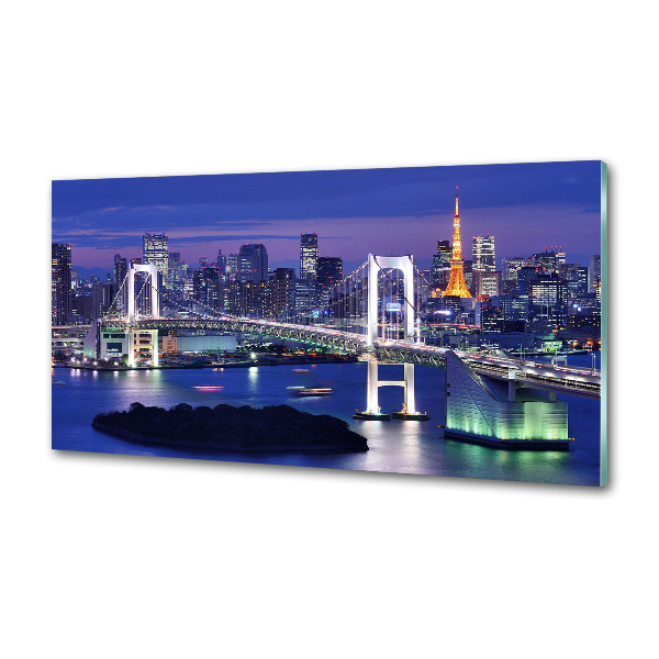 Rivestimento parete cucina con motivo Ponte di Tokyo