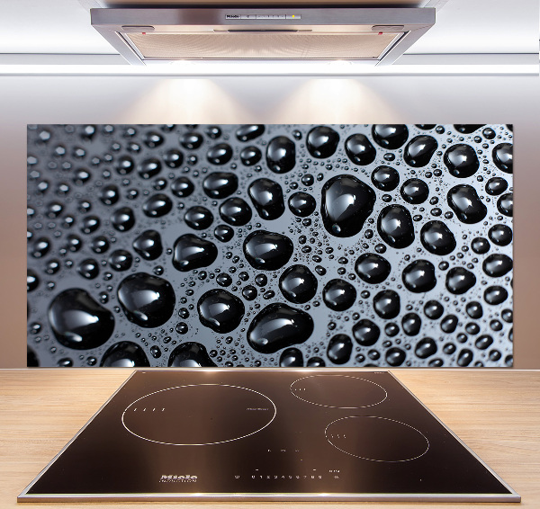 Rivestimento parete cucina con motivo Gocce d'acqua
