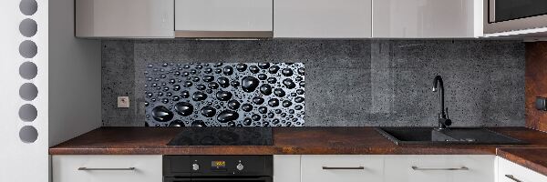 Rivestimento parete cucina con motivo Gocce d'acqua
