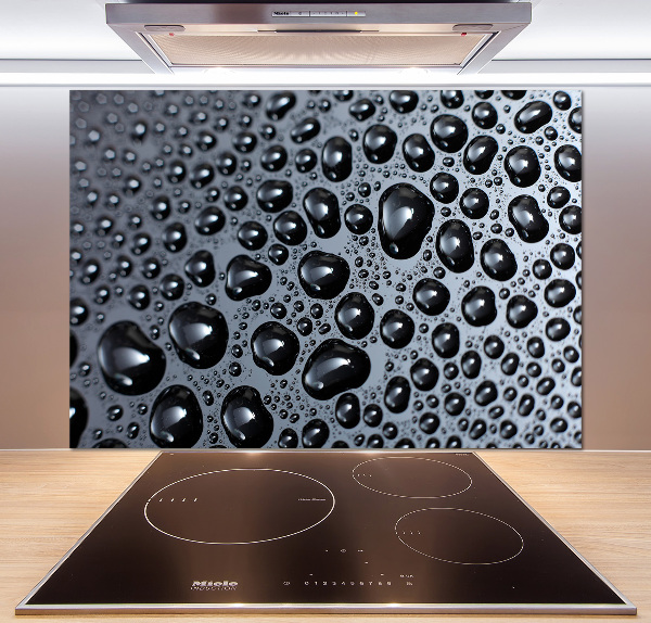 Rivestimento parete cucina con motivo Gocce d'acqua