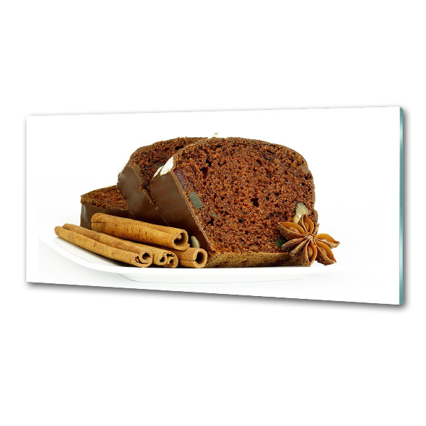 Rivestimento parete cucina con motivo Pan di zenzero e vaniglia