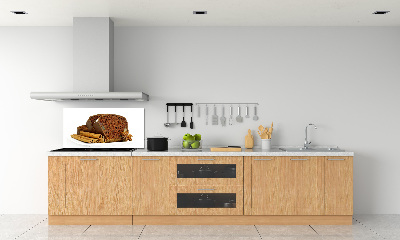 Rivestimento parete cucina con motivo Pan di zenzero e vaniglia