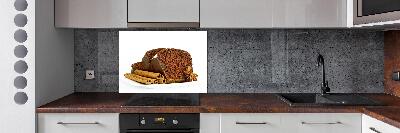 Rivestimento parete cucina con motivo Pan di zenzero e vaniglia