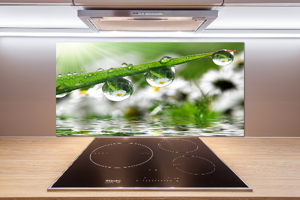 Rivestimento parete cucina con motivo 