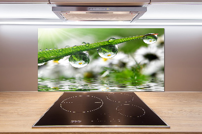 Rivestimento parete cucina con motivo 