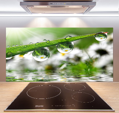 Rivestimento parete cucina con motivo 