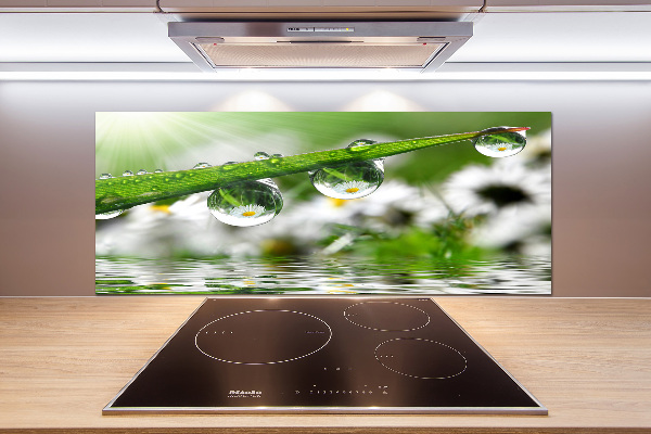 Rivestimento parete cucina con motivo 