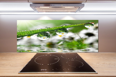 Rivestimento parete cucina con motivo 