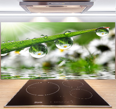 Rivestimento parete cucina con motivo 