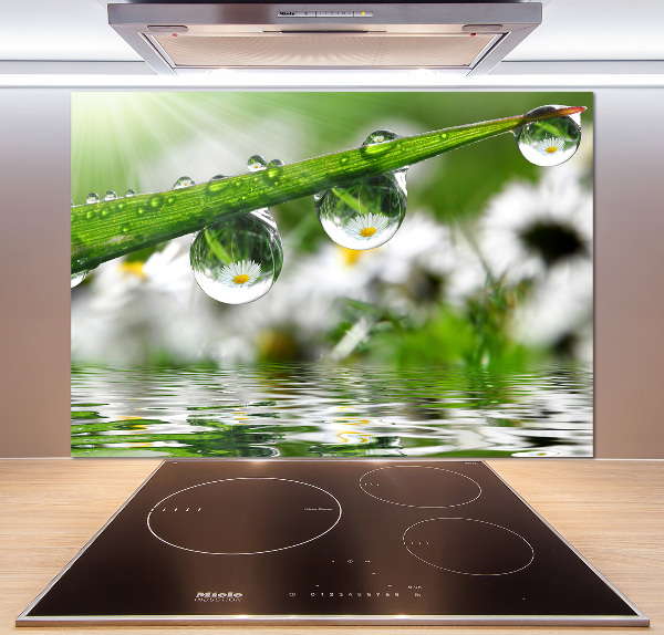 Rivestimento parete cucina con motivo 