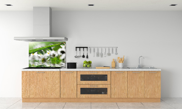 Rivestimento parete cucina con motivo 