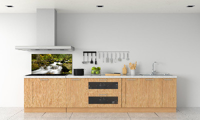 Pannello paraschizzi cucina con stampa 'Torrente Olczyski'