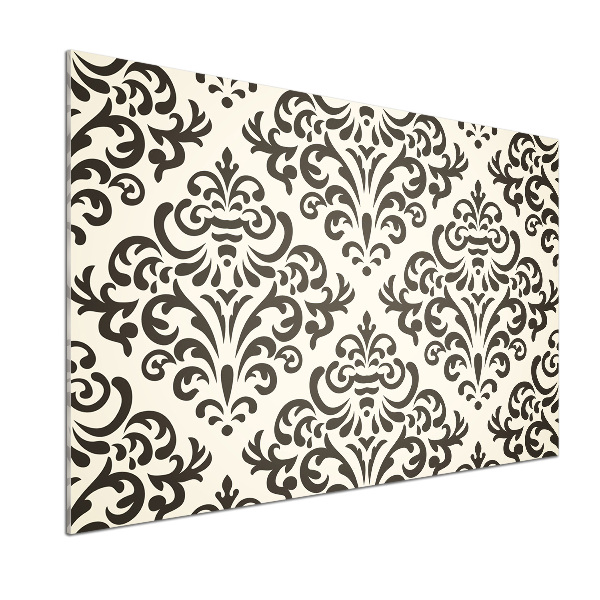 Pannello retrocucina con motivo ornamentale come sfondo