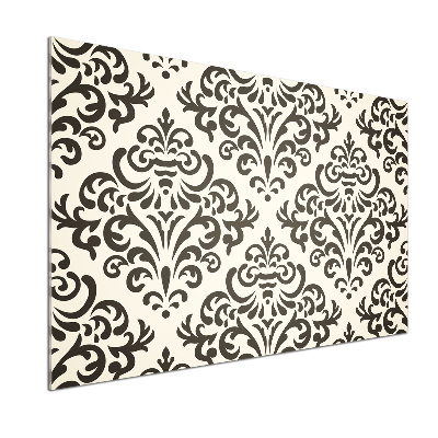 Pannello retrocucina con motivo ornamentale come sfondo