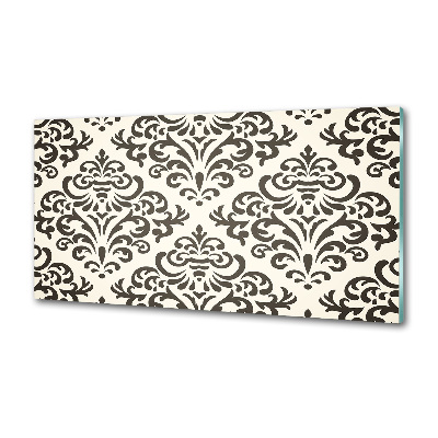 Pannello retrocucina con motivo ornamentale come sfondo