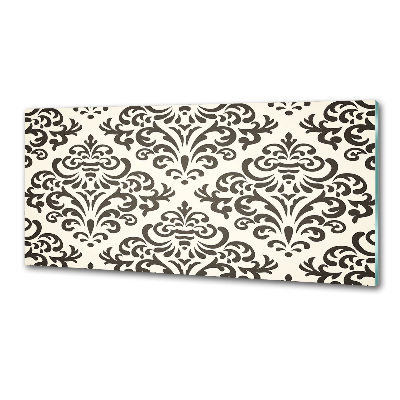 Pannello retrocucina con motivo ornamentale come sfondo